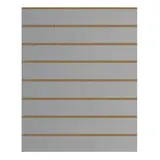 Panneau rainuré Gris clair, entraxe 15 cm - Fonds rainurés Ligne Store