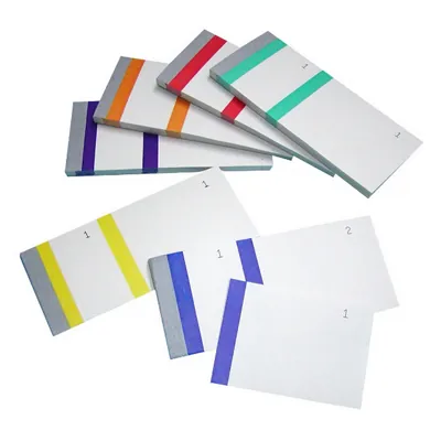Bloc vendeur 100 feuillets numérotés 13,5 x 6 cm coloris assortis - Lot de 10 - Blocs vendeur, Blocs commande