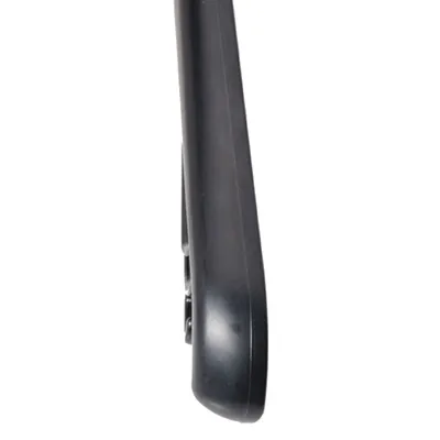 Cintre noir plastique avec barre et crochets 42 cm - Cintre pantalon - Lot de 100 - Cintres plastique-2