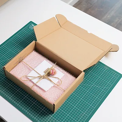 Carton d'expédition brun 27,6 x 20,7 x 7 cm - Boîte carton - Lot de 20 - Cartons d'expédition, Boîtes carton-4