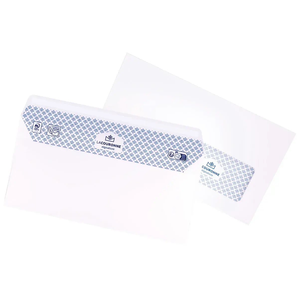 Enveloppes Blanches 110x220 mm DL 90g - Paquet de 200 - Enveloppes blanches, Enveloppes kraft