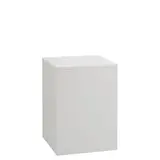 Podium colonne blanc 50 x 50 x 70 cm - Podium cube - Podium de présentation magasin