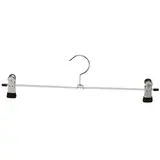 Cintre métal avec pinces antidérapantes 40 cm - Cintre à pinces - Lot de 100 - Cintres à pinces