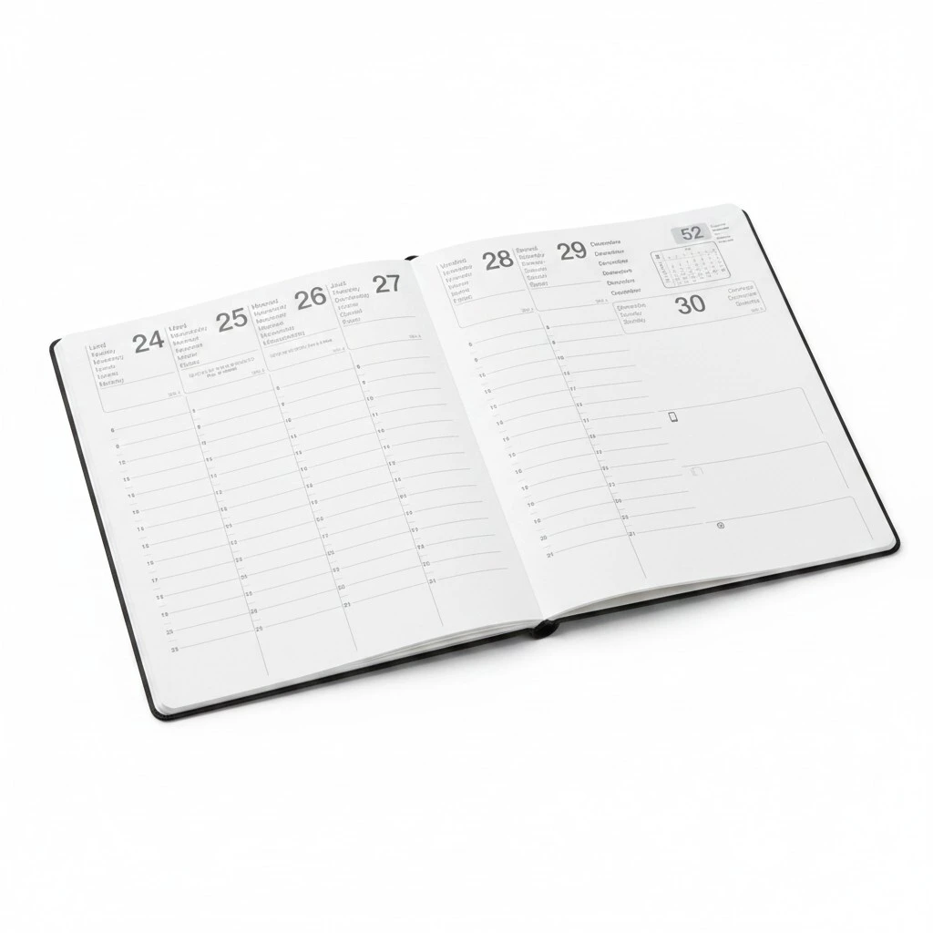 Agenda noir semainier Exdi Mercure 2027 21 x 27 cm - Agendas-Répertoires-2