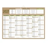  Calendrier 2027 NATURA mural, format 40,5 x 55 cm - Calendriers professionnels