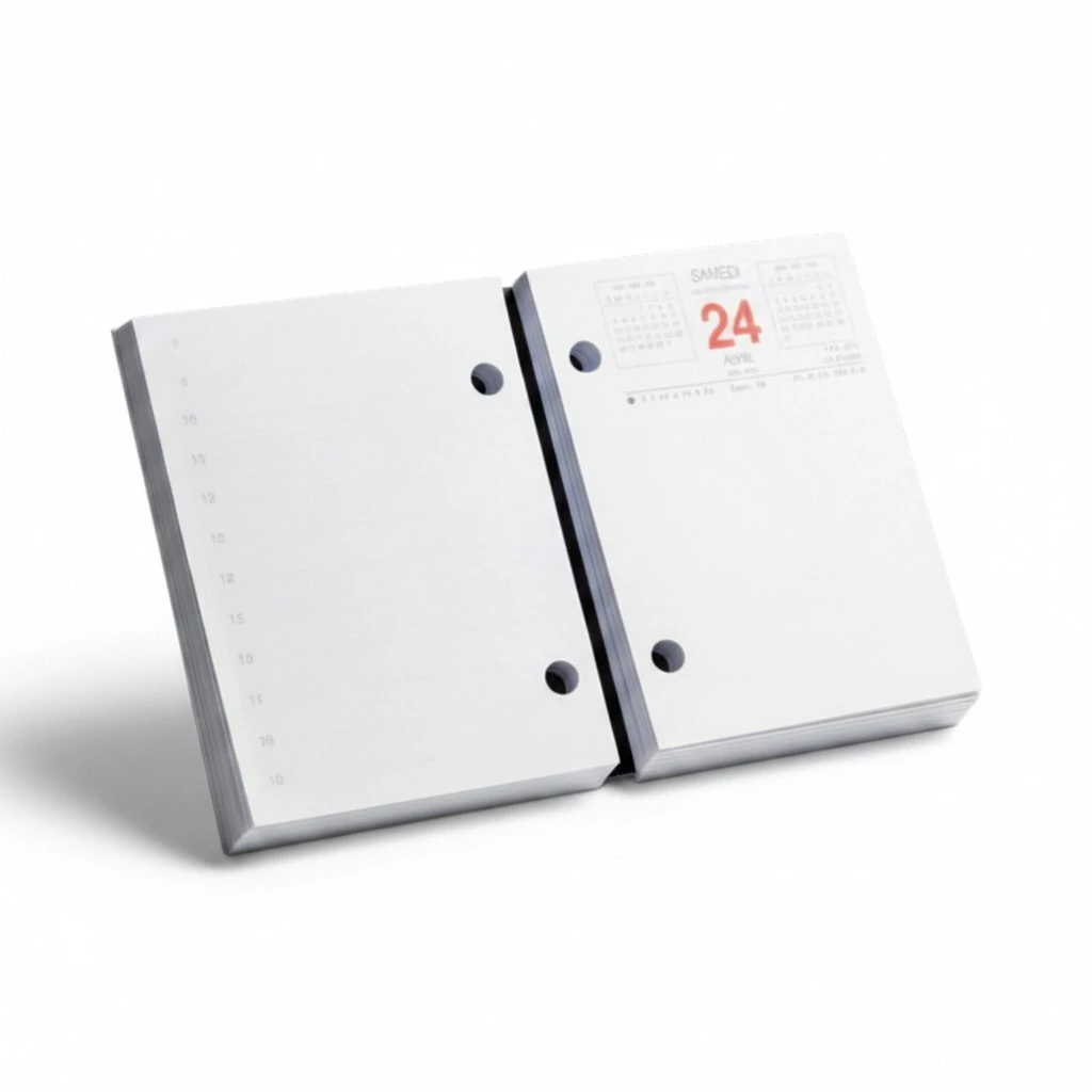 Bloc de bureau 2027 Lecas daté à droite 8,5 x 11,5 cm  - Agendas-Répertoires-2
