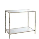 Structure de table nickel brossé 105,2 x 65,2 x 90 cm - Piètement table - Armature table - Structures tables, Armatures table