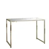 Structure de table métal brossé 105,2 x 55,2 x 70 cm - Piètement table - Armature table - Structures tables, Armatures table