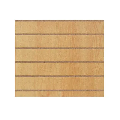 Panneau rainuré hêtre 96,2 x 80 cm entraxe 15 cm ép. 18 mm - Panneau rainuré pour gondole - Fonds rainurés Ligne Store