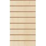 Panneau rainuré Érable, entraxe 15 cm - Ligne Crémawall
