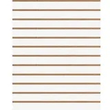 Panneau rainuré Blanc Craie, entraxe 10 cm - Ligne Crémawall