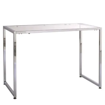 Structure de table métal chromé 105 x 55 x 70 cm - Piètement table - Armature table - Ligne Square 25 chromé