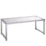 Structure de table métal chromé 95 x 45 x 35 cm - Piètement table - Armature table - Structures tables, Armatures table