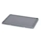 Couvercle encastrable pour bac Euro 80 x 60 cm gris  - Bacs plastique à parois et fond pleins