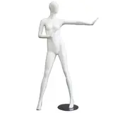 Mannequin femme, finition laquée, bras gauche tendu - Mannequins femmes