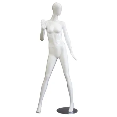 Mannequin femme, finition laquée, bras droit plié - Mannequins femmes