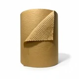 Papier bulle kraft brun FSC – Film bulles en papier pour protection et calage des colis – Rouleau de 50 cm x 50 m - Kraft, carton ondulé