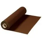 Chemin de table intissé prédécoupé 120 cm - Tête à tête prédécoupé - Chocolat - Rouleau de 40 cm x 24 m - Chemins de table jetables, Sets de table papier