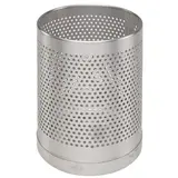 Corbeille à papier 10L inox ajouré - Poubelle de bureau - Gris - Corbeilles à papier, Poubelles de bureau