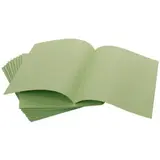 Chemise dossier cartonnée A4 220g 24 x 32 cm Exacompta Forever - Vert - Lot de 100 - Chemises à élastique, Chemises dossier