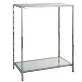 Structure de table métal chromé 105,2 x 65,2 x 130 cm - Piètement table - Armature table - Structures tables, Armatures table