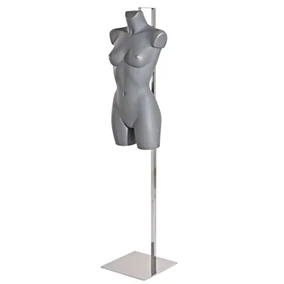 Piètement buste fixation nuque - Ligne Square 25 chromé-2