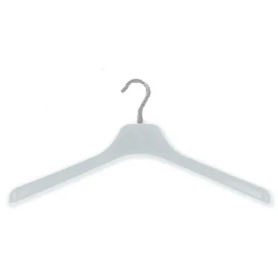 Lot de 50 cintres transparents plastique 42 cm - Cintre veste - Cintres plastique