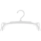 Cintre lingerie plastique transparent 27 cm - Lot de 50 - Cintres lingerie, maillots de bain