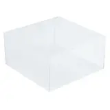 Présentoir plexiglas 30 x 30 x 15 cm - Présentoir transparent PMMA - Supports Plexi