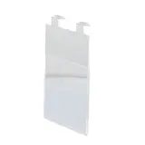 Porte-document A5 vertical pour panneau rainuré ou grille - Porte-visuels pour grilles
