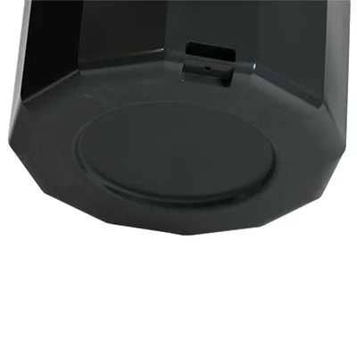 Cendrier extérieur sur pied 10 litres, plastique, noir, ø 35 x H 95 cm - Poubelles professionnelles-5