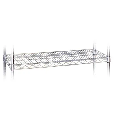 Tablette fil pour charges lourdes Chrom'x 90 x 45 cm - Étagères magasins, Présentoirs bois