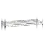 Tablette fil pour charges lourdes Chrom'x 90 x 45 cm - Étagères magasins, Présentoirs bois