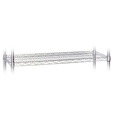 Tablette fil pour charges lourdes Chrom'x 90 x 34,5 cm - Étagères magasins, Présentoirs bois