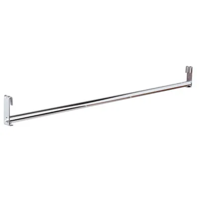 Barre penderie ø 2,23 x 90 cm pour étagère fil métal Chrom'x - Étagères magasins, Présentoirs bois