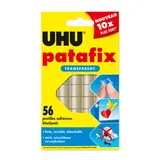 Pastilles adhésives prédécoupées et repositionnables Patafix UHU - Transparentes - Étui de 56 pastilles - Rubans adhésif, Double face, Patafix