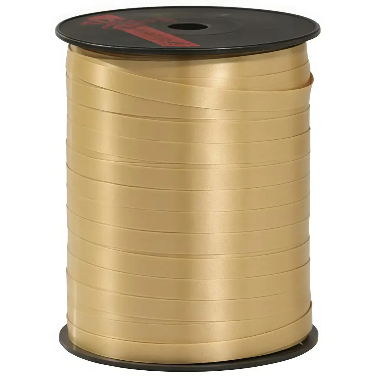 Bolduc mat or standard 7 mm x 500 m polypropylène – Ruban cadeau doré mat frisable - Bolducs unis