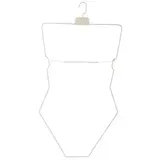 Cintre maillot de bain métal fil blanc 71 cm, avec poitrine - Cintre buste - Lot de 3 - Cintres lingerie, maillots de bain