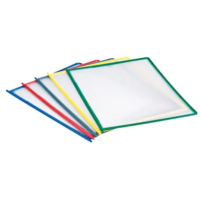 Protège-documents A4 20 pages avec 10 onglets index - Couleurs assorties - Lot de 10 - Protèges-documents, Porte-vues