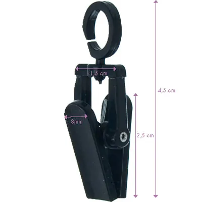 Pinces à suspendre - Cintres pour accessoires-3
