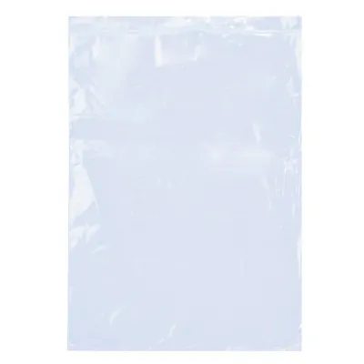 Sachet zip plastique à trou pour suspension 35 x 45 cm PEBD 50µ - Sachet fermeture pression - Transparent - Lot de 100 - Sacs Polyferm, Sachets fermeture pression