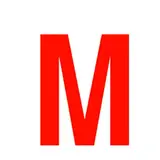 Lettre adhésive M - Lettres et chiffres adhésifs