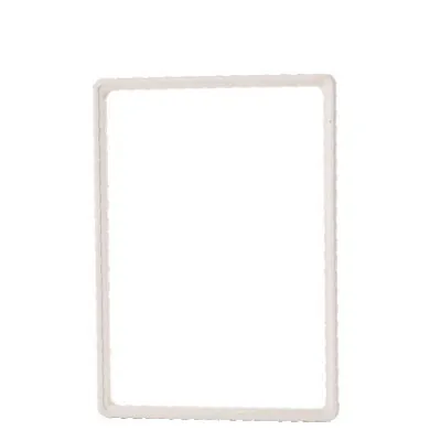 Cadre d’affichage A4 blanc ABS – Signalétique professionnelle – Lot de 10 - Porte-affiches à clipser - à pincer