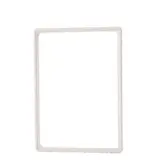 Cadre d’affichage A4 blanc ABS – Signalétique professionnelle – Lot de 10 - Porte-affiches à clipser - à pincer