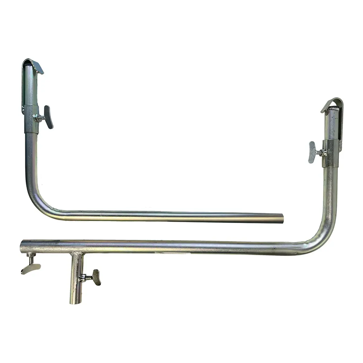 Chandelle double pour parasol Tube ø 22 mm L 70 à 107 cm - Double U extensible - Chandelles-3