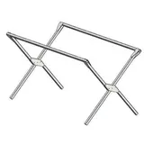 Lit de camp aluminium pliant 100 x 75 cm - Lit de camp pour marché