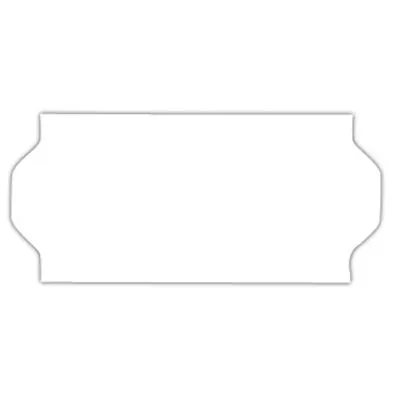Étiquette blanche 26 x 12 mm adhésive pour étiqueteuse - 36 rouleaux de 1500 - Étiquettes pour étiqueteuses