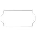 Étiquette blanche 26 x 12 mm adhésive pour étiqueteuse - 36 rouleaux de 1500 - Étiquettes pour étiqueteuses