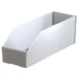 Bac à bec plastique 2 L 9 x 28 x 10,5 cm gris clair – Bac de stockage et de rangement – Lot de 10 - Bacs à bec