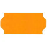 Étiquette orange fluo 26 x 12 mm adhésive pour étiqueteuse - 36 rouleaux de 1500 - Étiquettes pour étiqueteuses